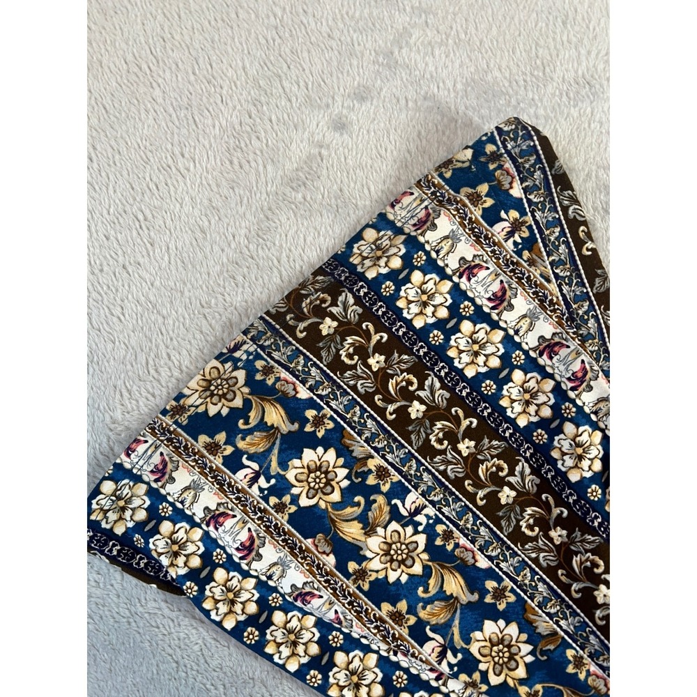 Bear Dance Women's Boho Paisley Print Soft Flare Bell Bottom Flare Pants Small - Picture 10 of 11